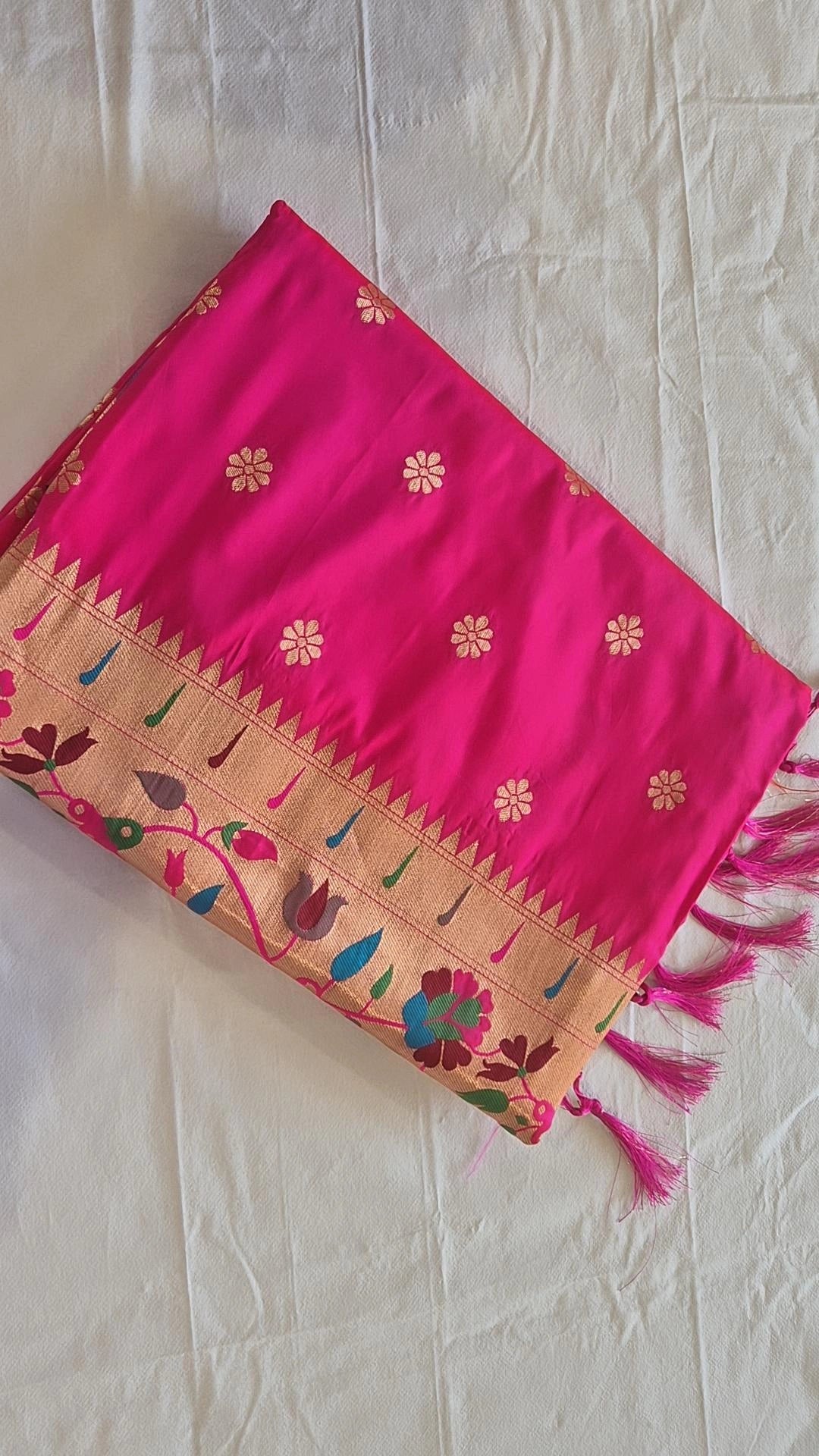 Semi Kanjivaram Paithani Saree