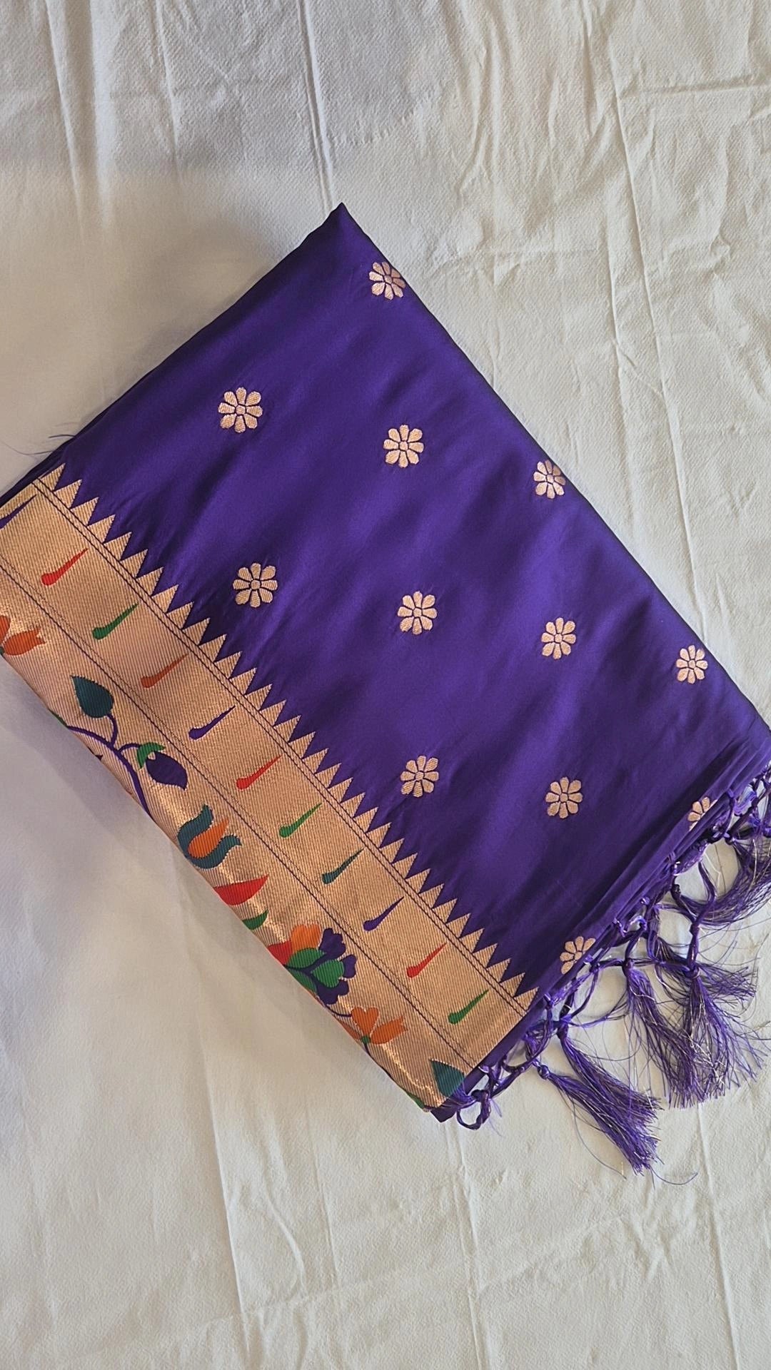 Semi Kanjivaram Paithani Saree