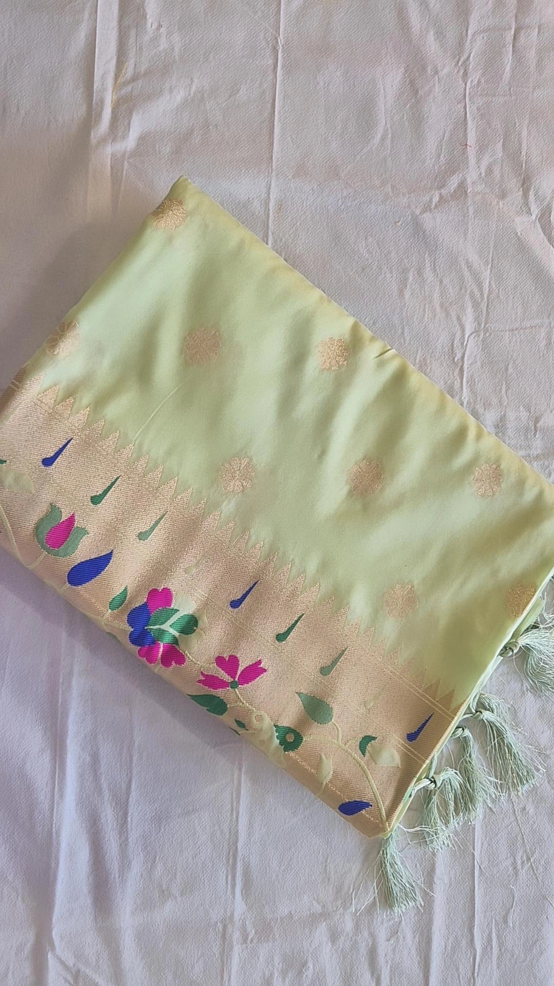 Semi Kanjivaram Saree with Blouse