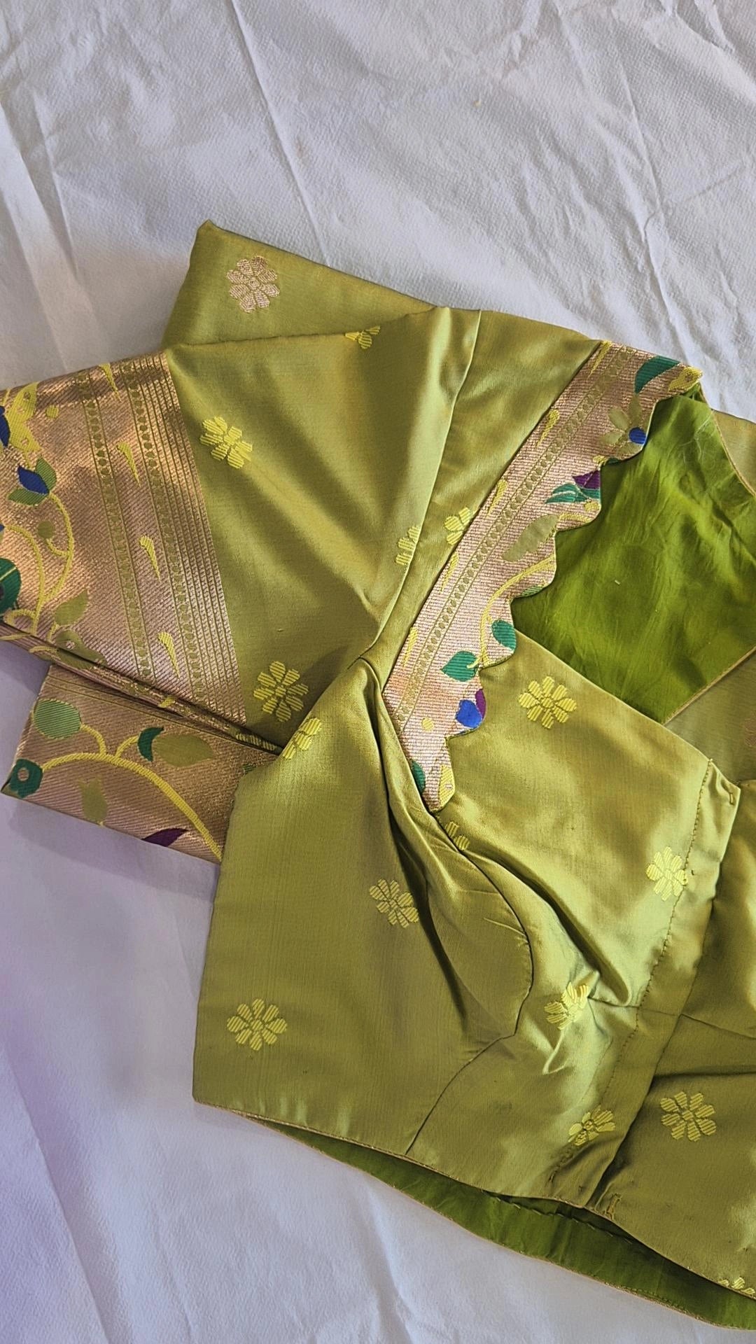 Semi Kanjivaram Saree with Blouse
