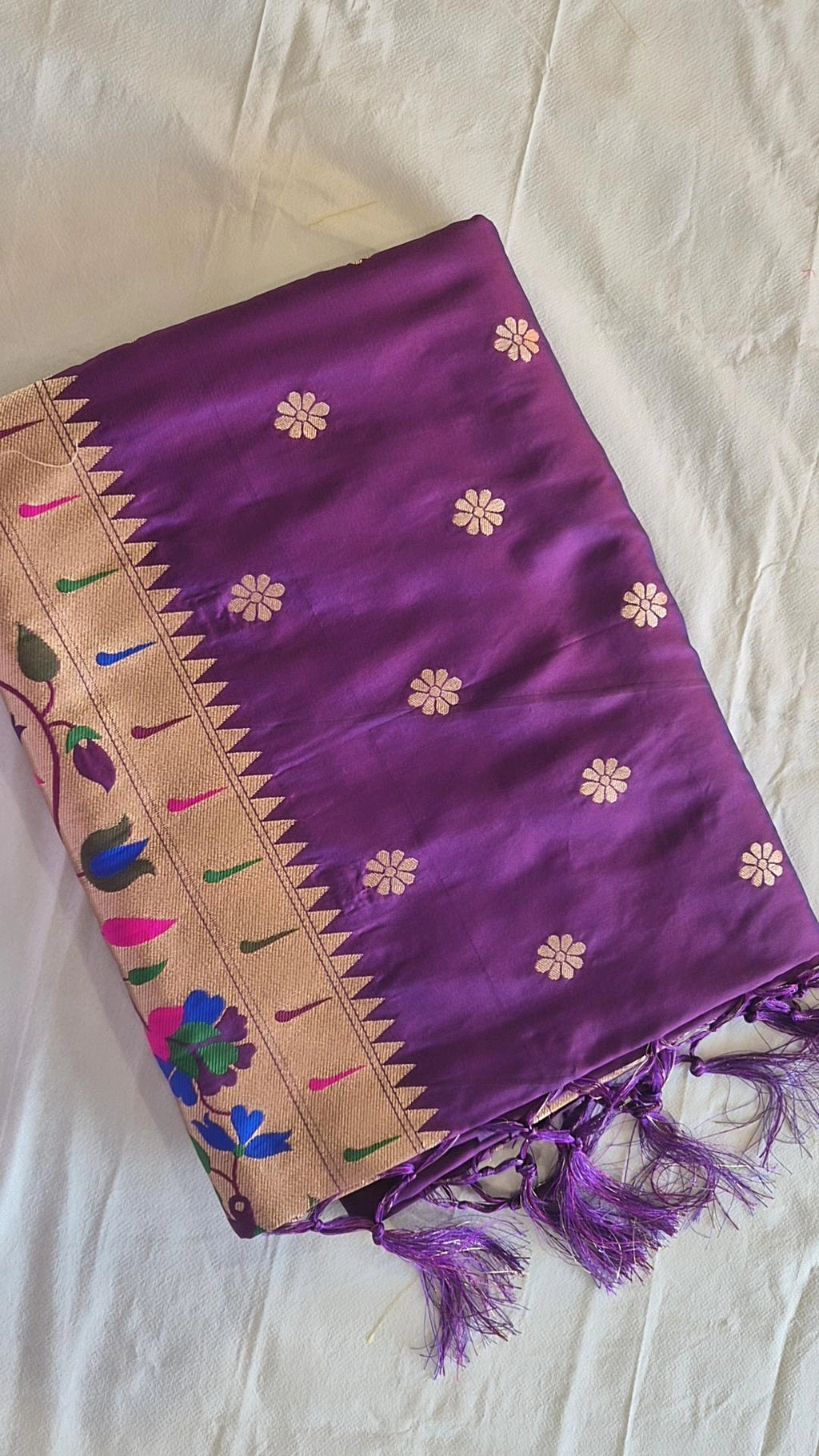 Semi Kanjivaram Saree with Blouse