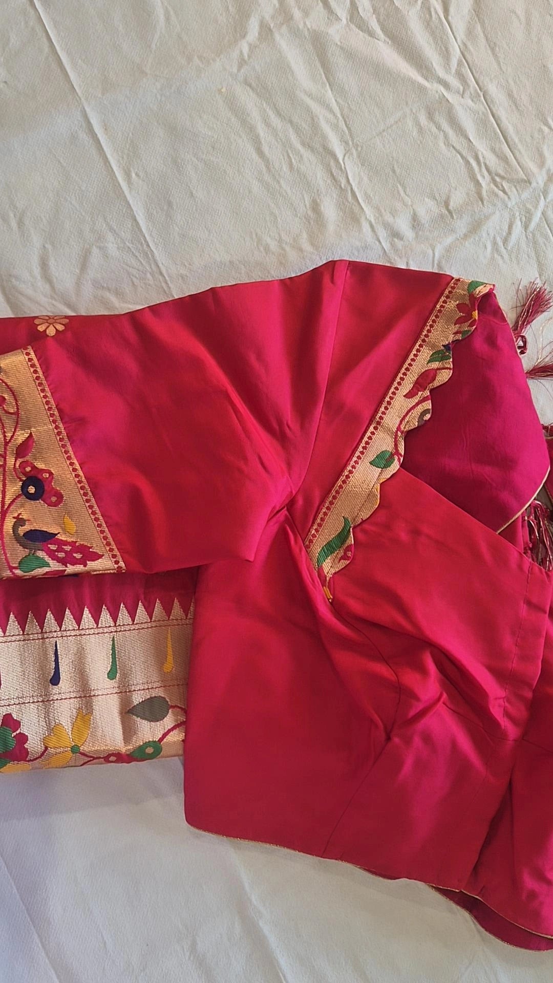 Semi Kanjivaram Saree with Blouse