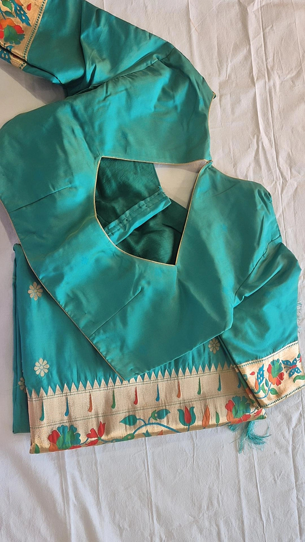 Semi Kanjivaram Saree with Blouse