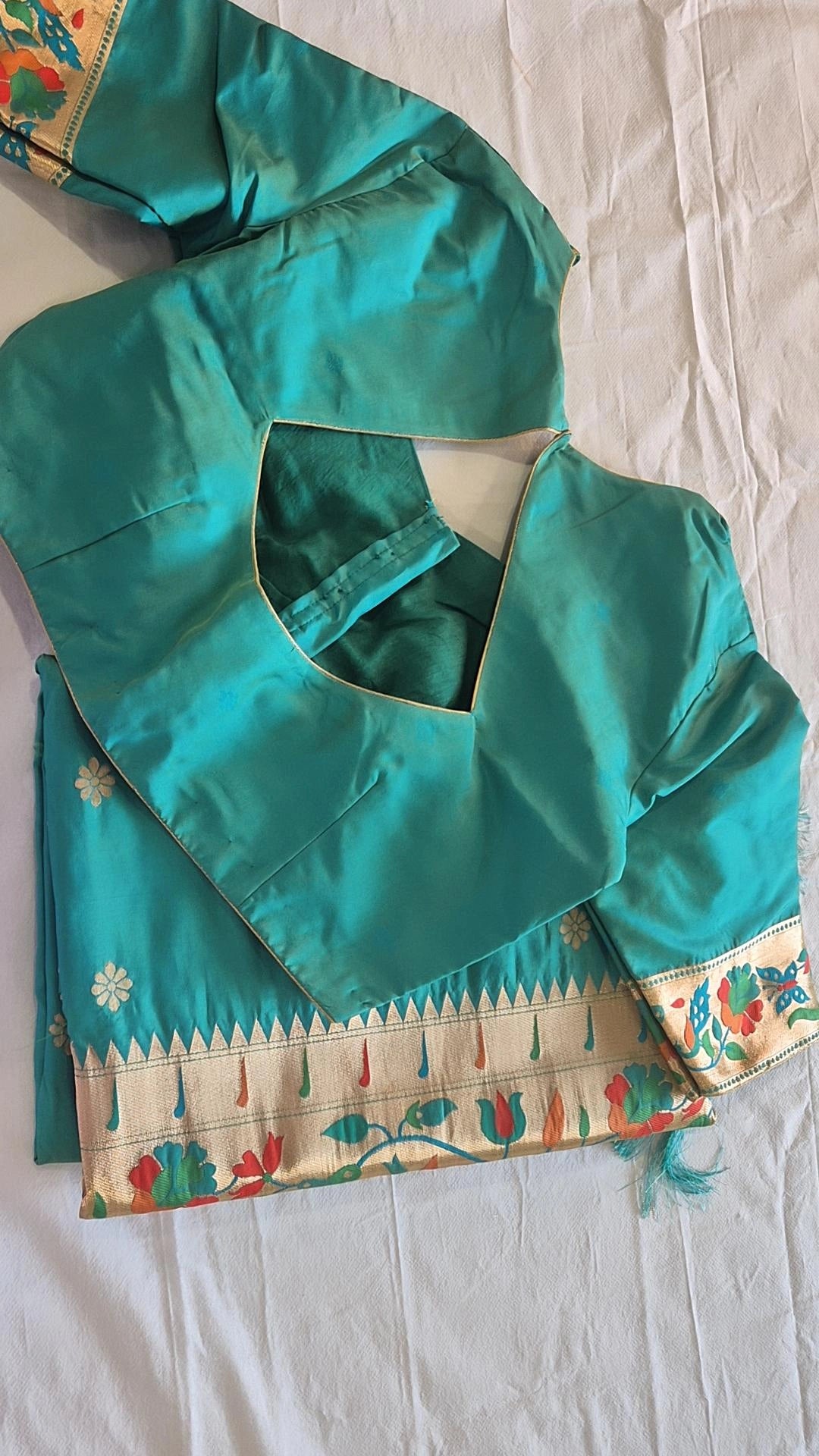 Semi Kanjivaram Saree with Blouse