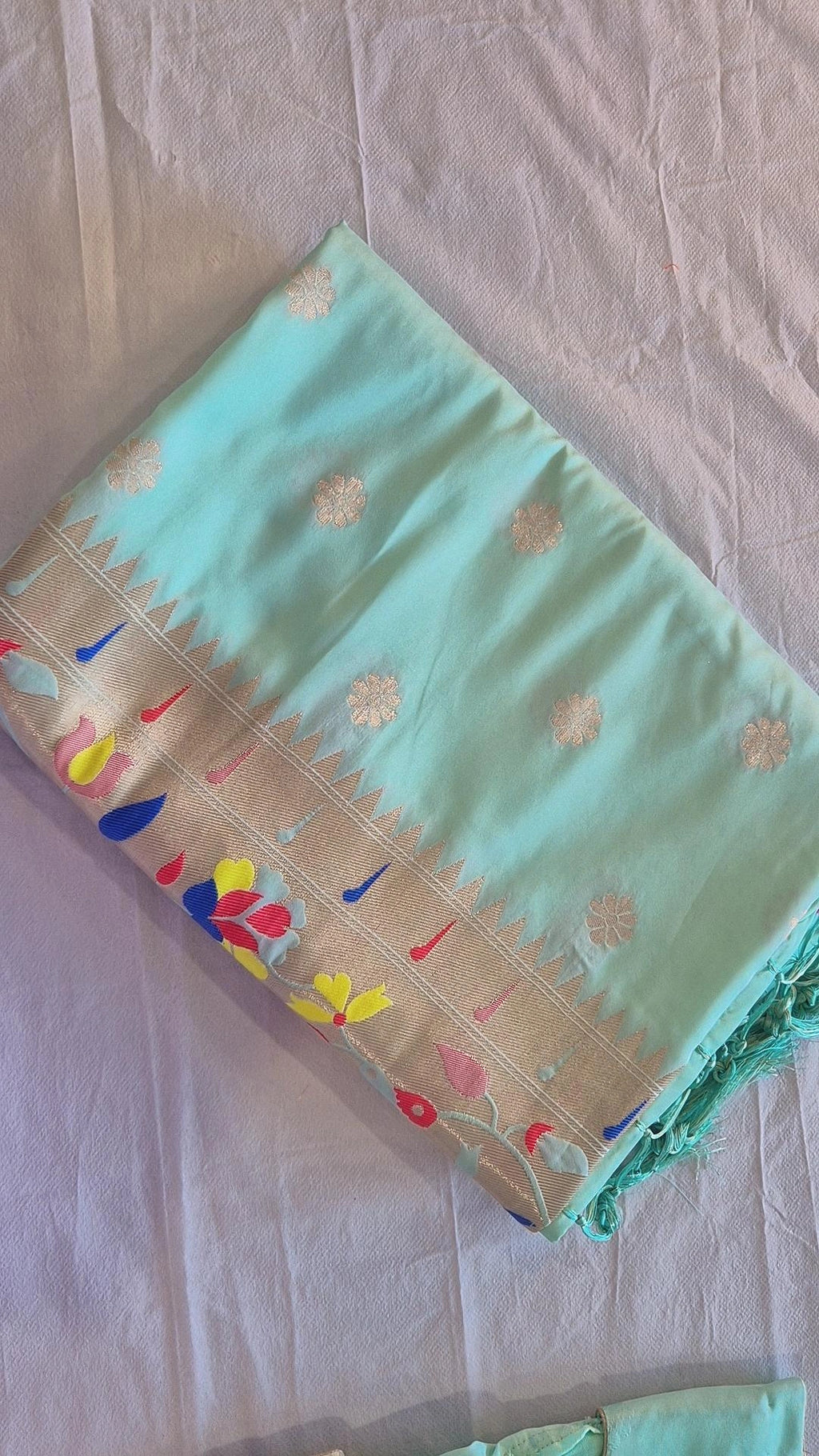 Semi Kanjivaram Saree with Blouse