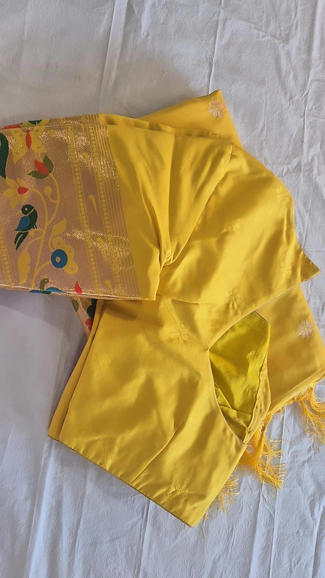 Semi Kanjivaram Saree with Blouse