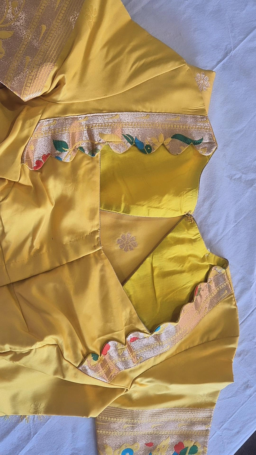 Semi Kanjivaram Saree with Blouse