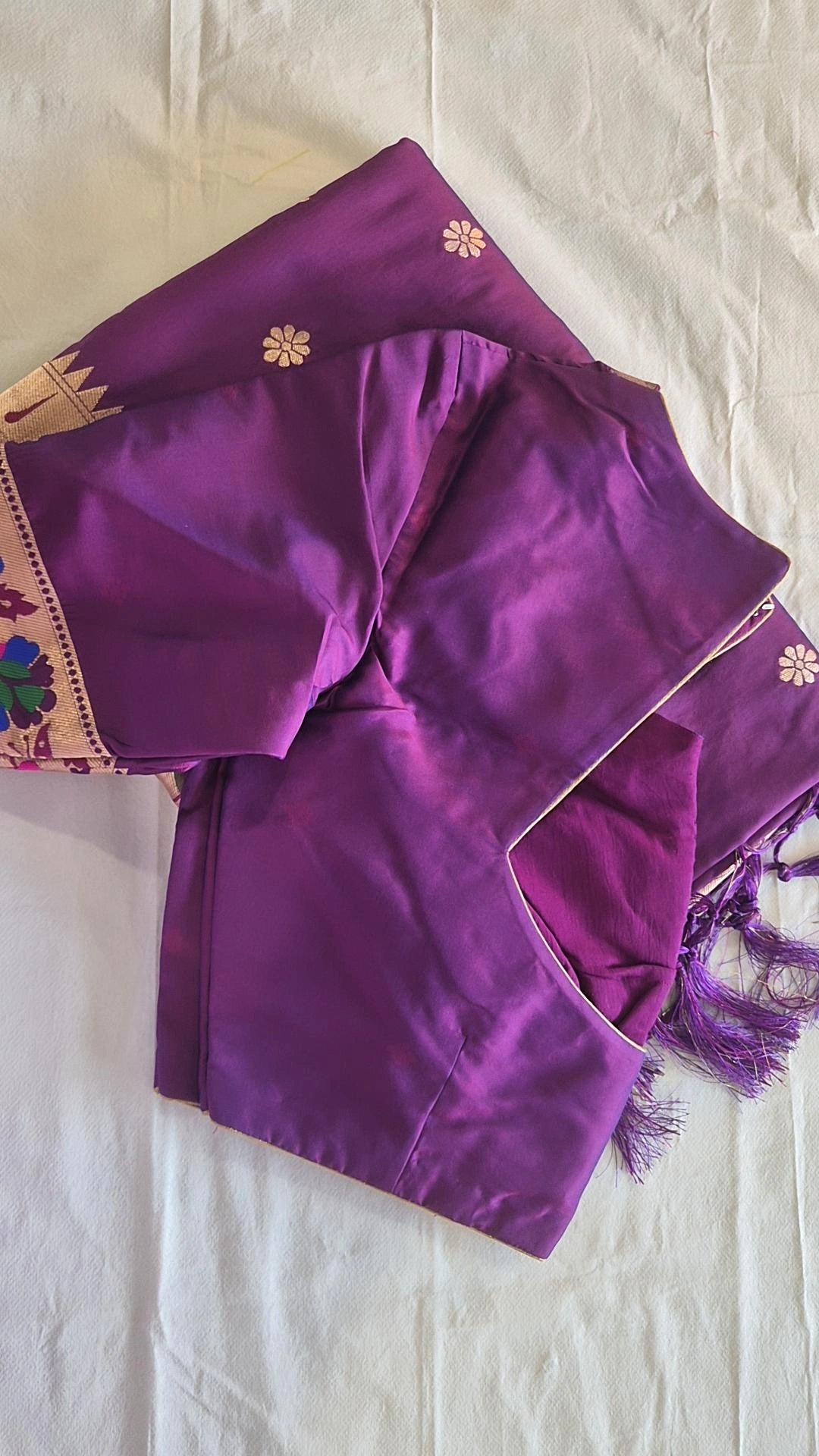 Semi Kanjivaram Saree with Blouse