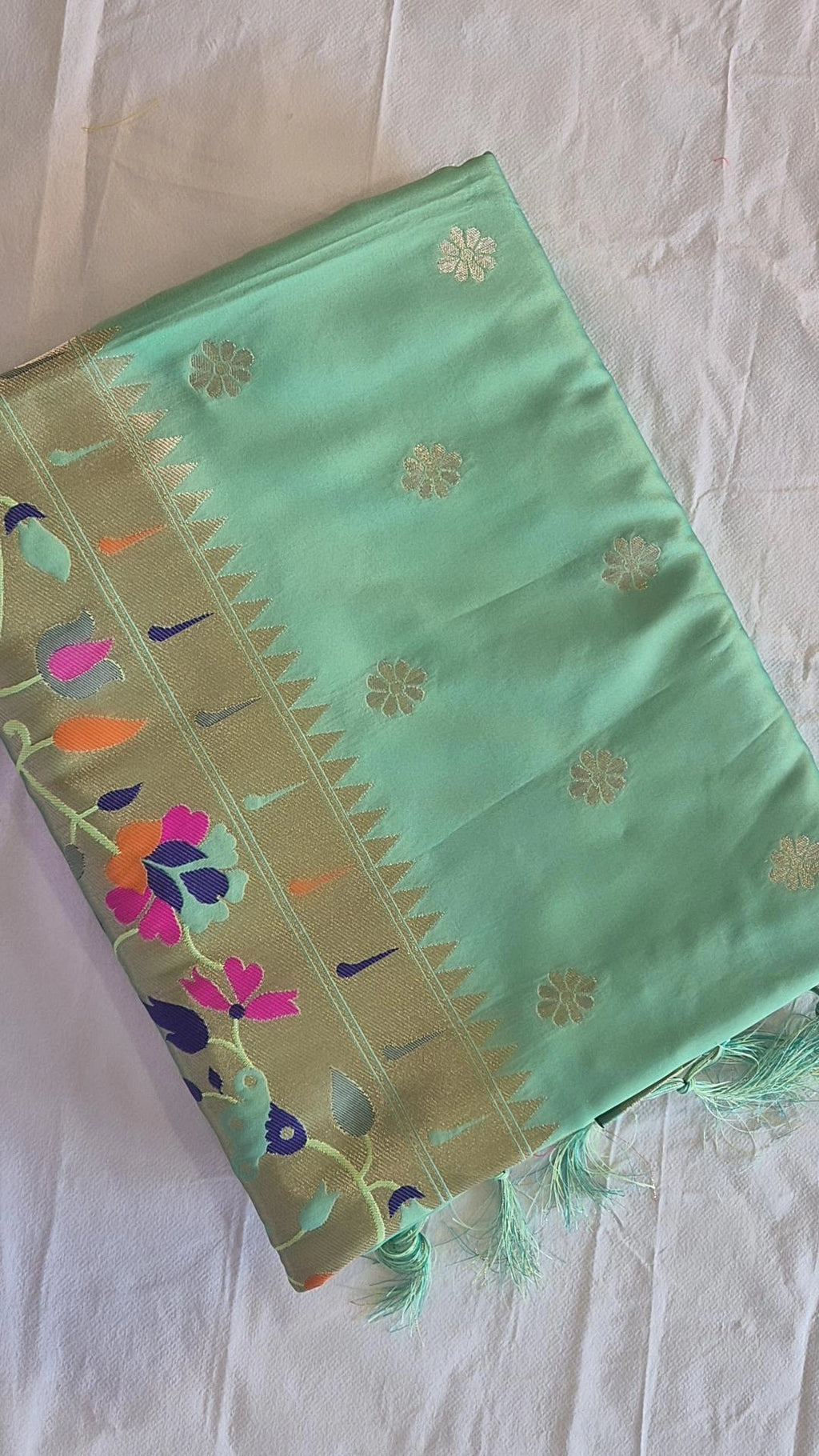 Semi Kanjivaram Saree with Blouse