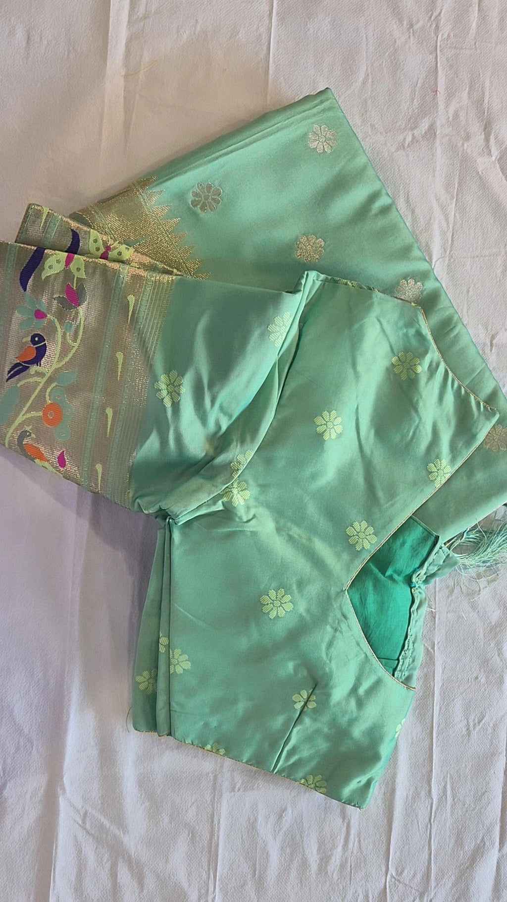 Semi Kanjivaram Saree with Blouse