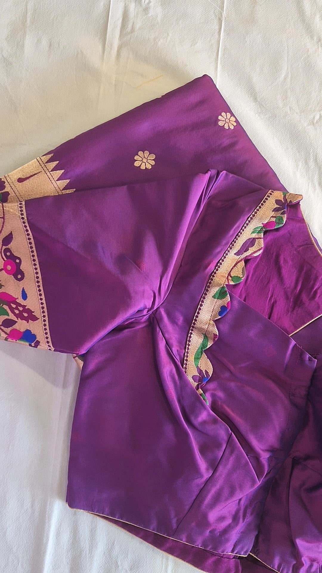 Semi Kanjivaram Saree with Blouse