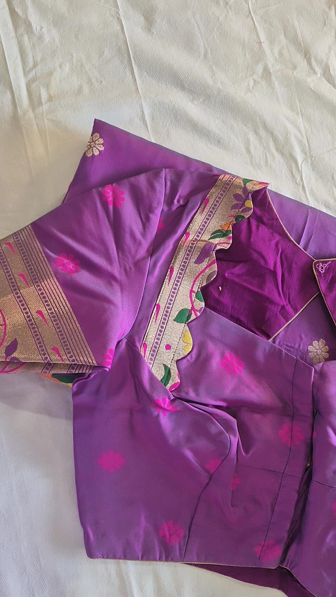 Semi Kanjivaram Saree with Blouse