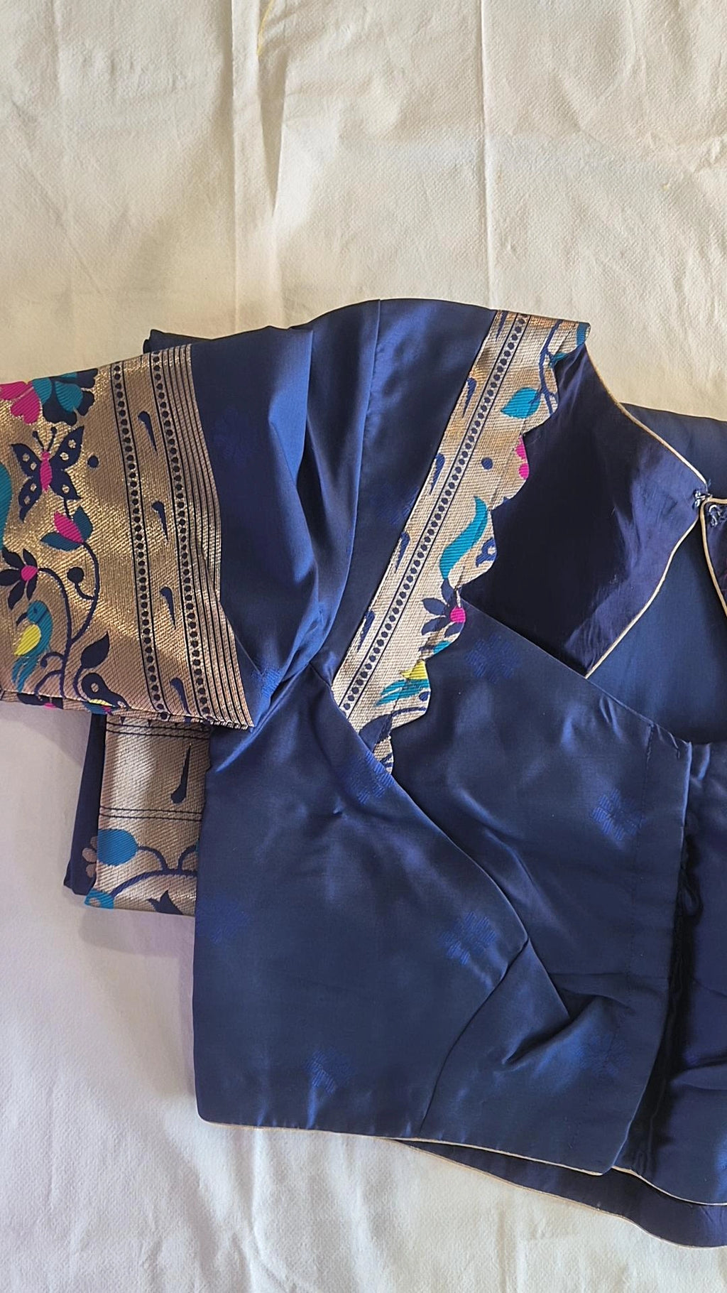 Semi Kanjivaram Saree with Blouse