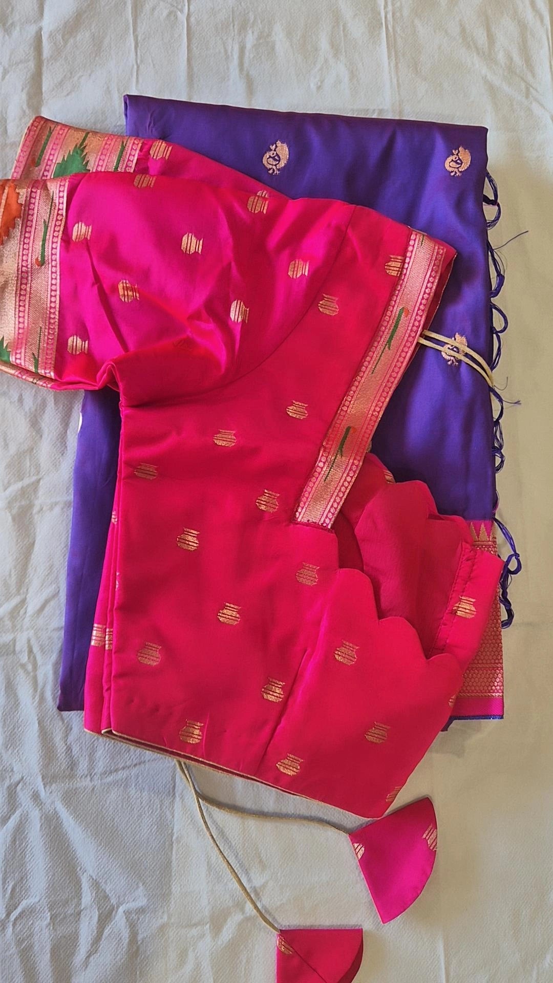 Semi Paithani Saree with Stitched Blouse