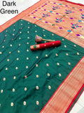 Semi Paithani Saree with Stitched Blouse