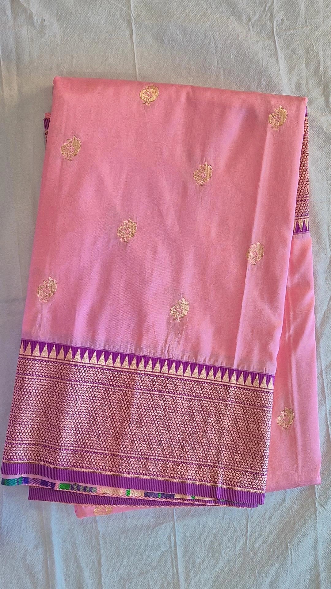 Semi Paithani Saree with Stitched Blouse