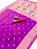 Semi Paithani Saree with Stitched Blouse