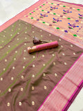 Semi Paithani Saree with Stitched Blouse