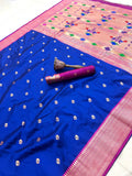 Semi Paithani Saree with Stitched Blouse