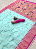 Semi Paithani Saree with Stitched Blouse