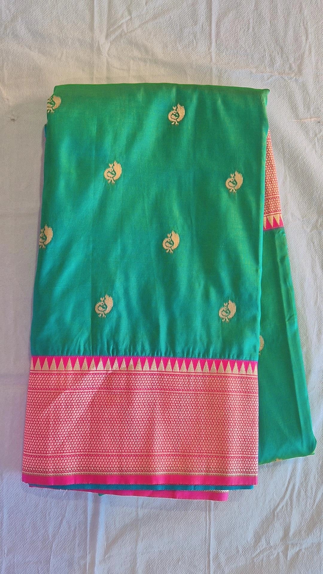 Semi Paithani Saree with Stitched Blouse