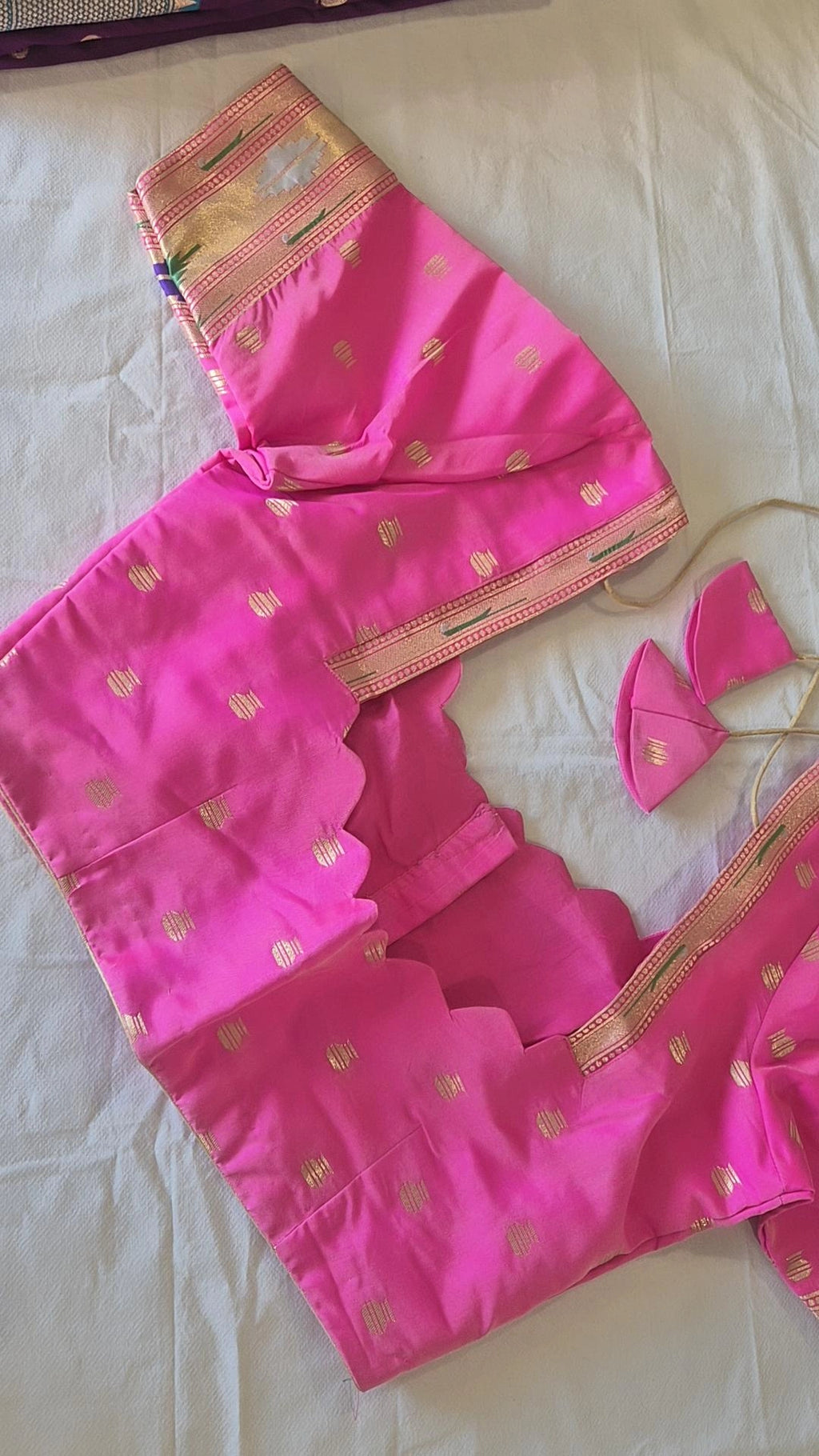 Semi Paithani Saree with Stitched Blouse