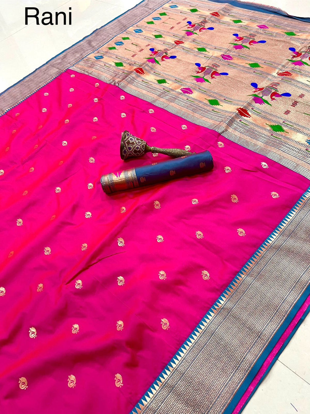 Semi Paithani Saree with Stitched Blouse