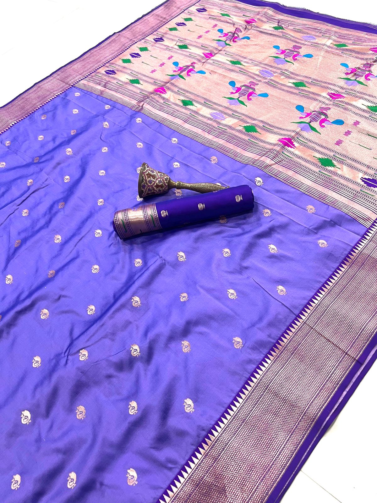 Semi Paithani Saree with Stitched Blouse
