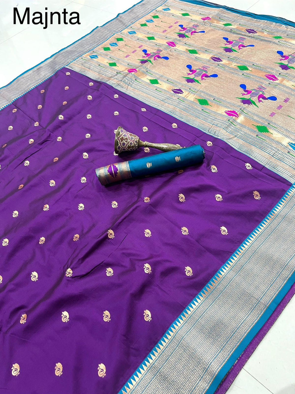Semi Paithani Saree with Stitched Blouse