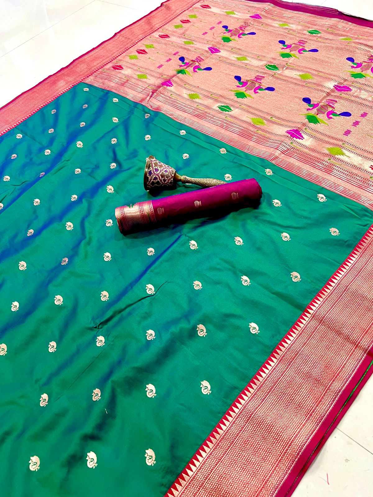 Semi Paithani Saree with Stitched Blouse