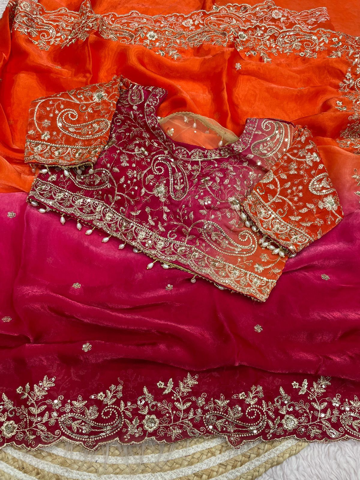 Space Silk Saree