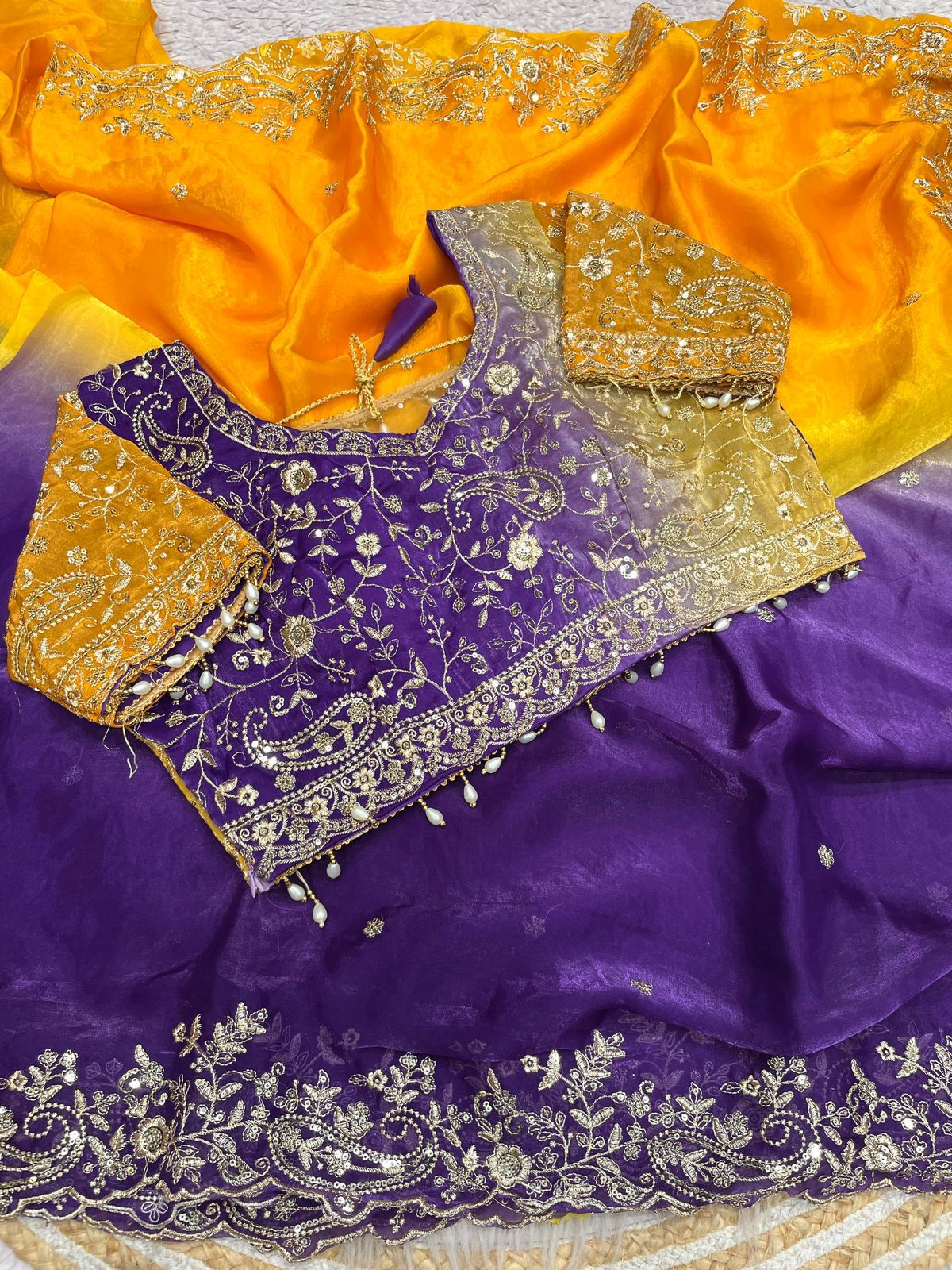 Space Silk Saree