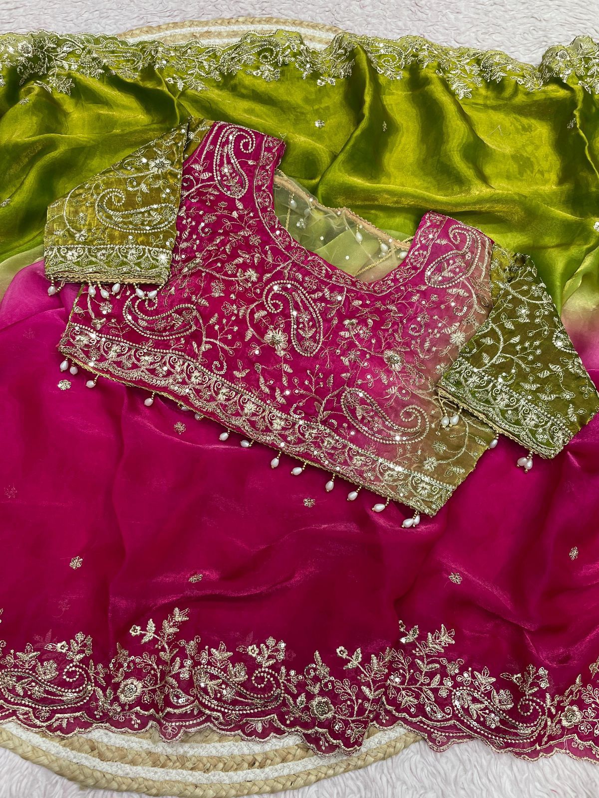 Space Silk Saree