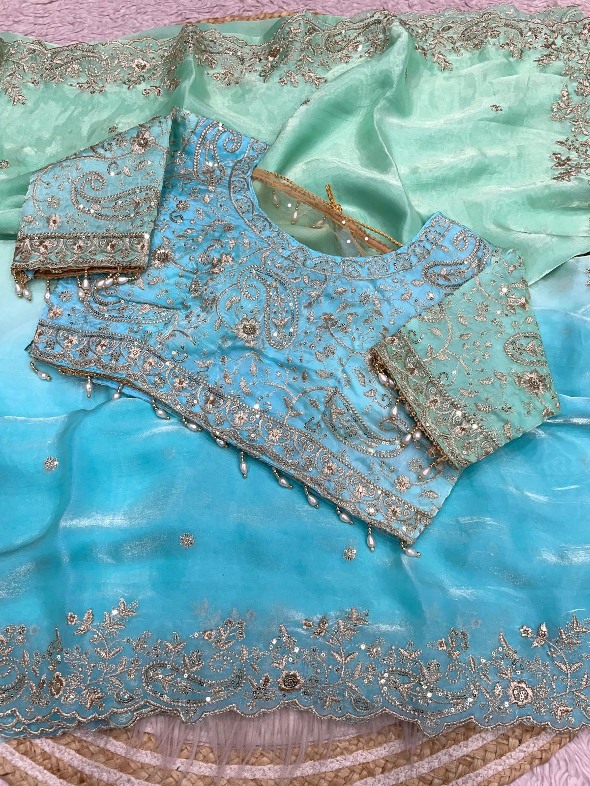 Space Silk Saree