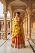 Georgette Banarasi Lehenga Set - Traditional Model