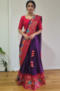 Georgette Lehenga 4