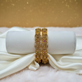 Lakshmi Gold Bangles Set of 2
