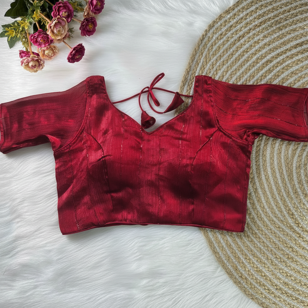 Jummychoo Blouse - Lavender styled flat-lay