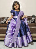Fancy Mangalagiri Lehenga Set