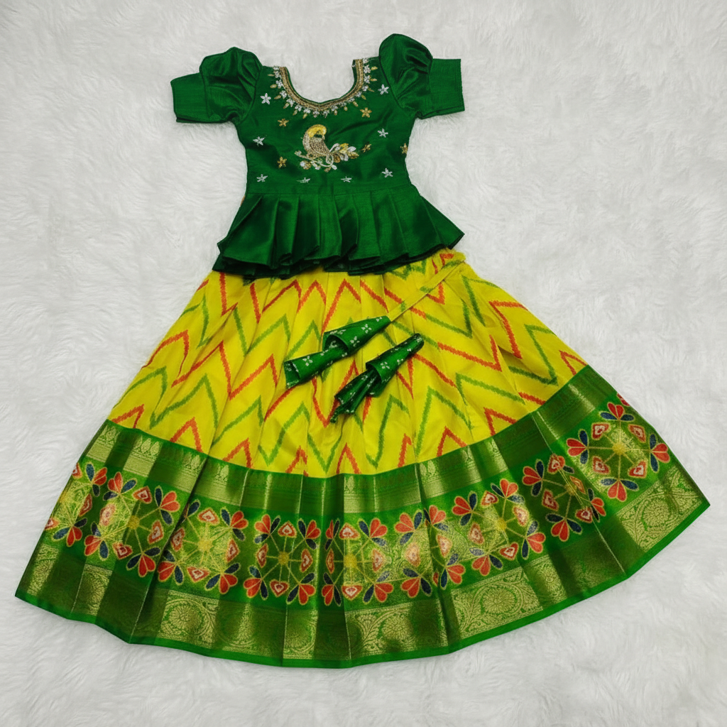 Kids Pattu Pavadai - Display