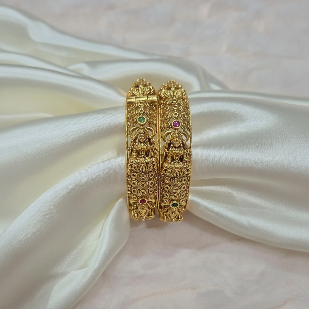 Lakshmi Bangles - Satin Background