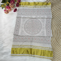 Maroon Bandhani Saree - Close Up