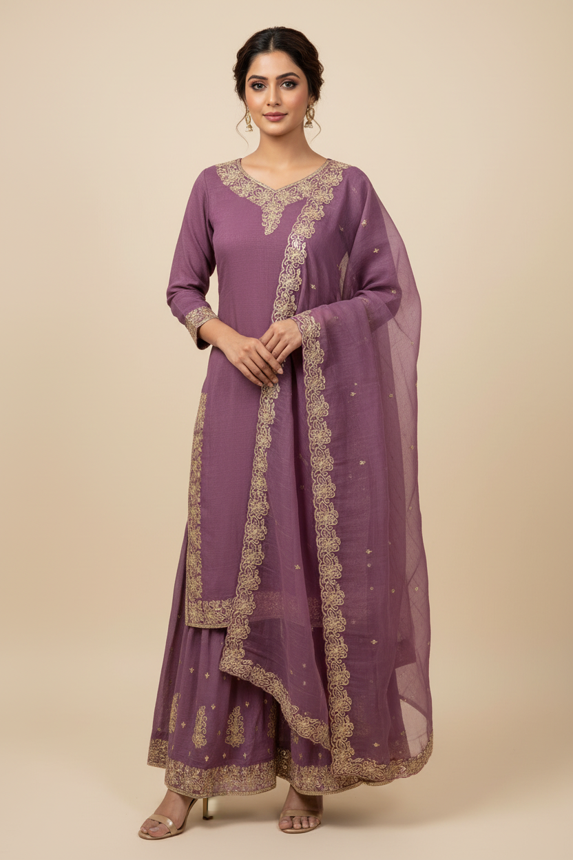 Model in Kurti Set 4