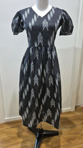 Black Katan Cotton Frock