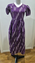 Purple Katan Cotton Frock
