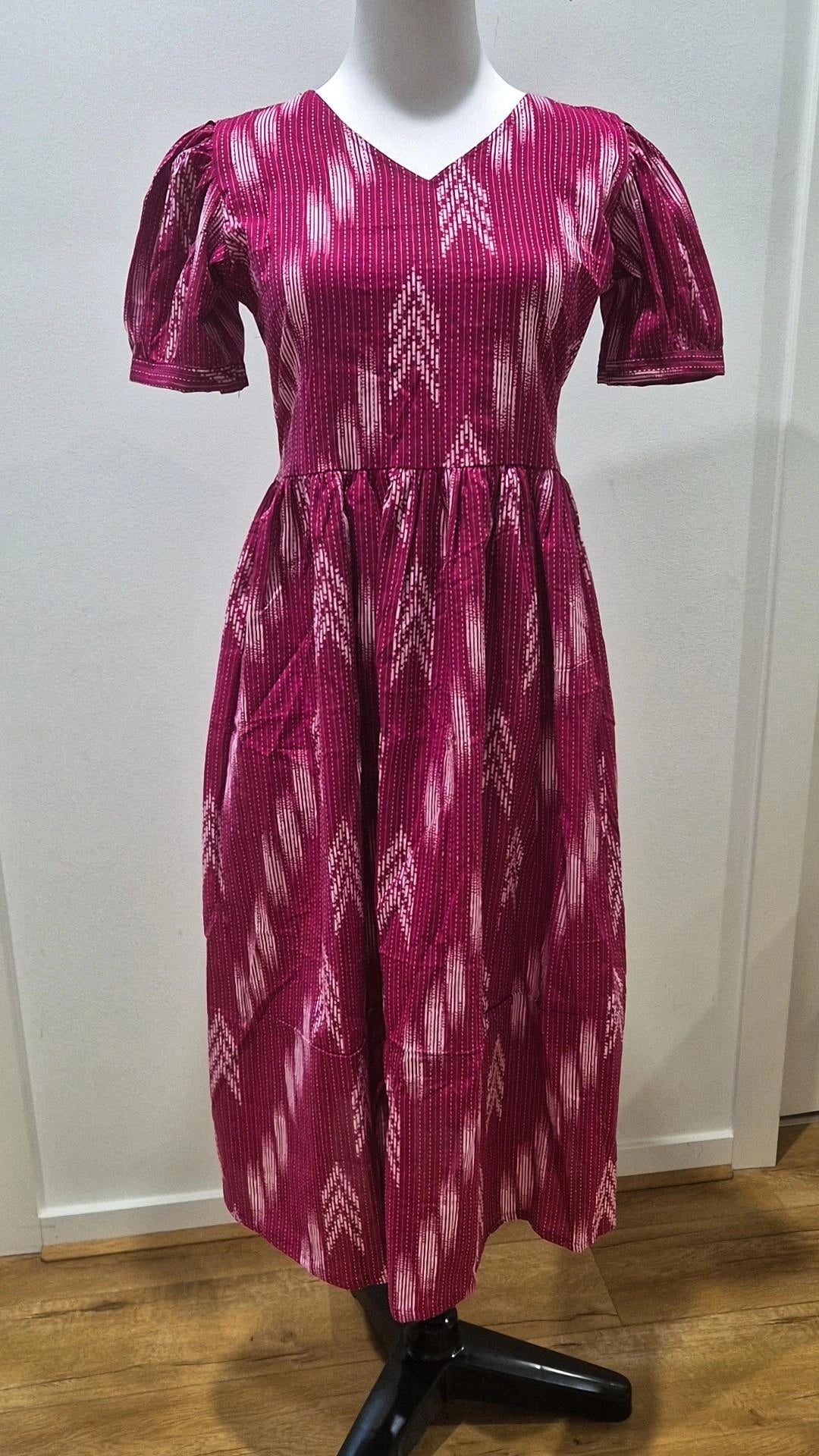 Pink Katan Cotton Frock