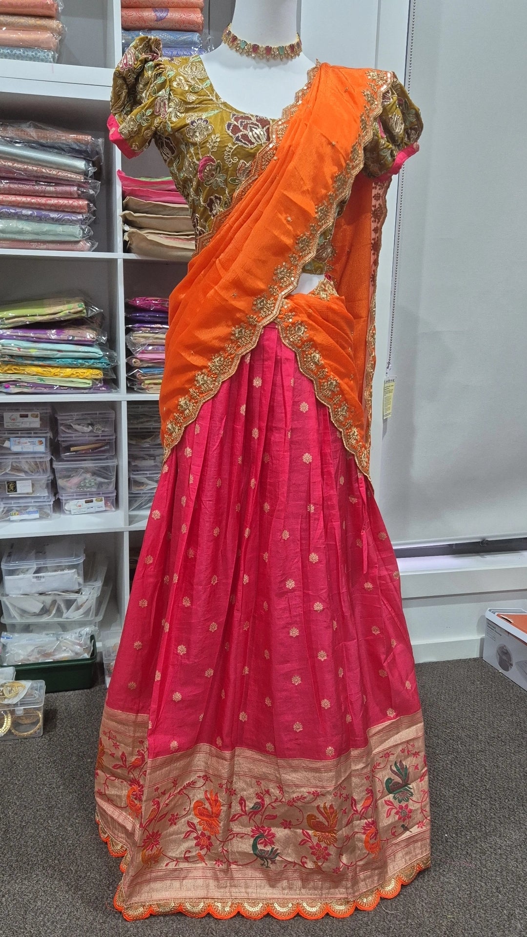 Banarasi Kids Lehenga