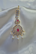 Round Filigree Ruby Close-up