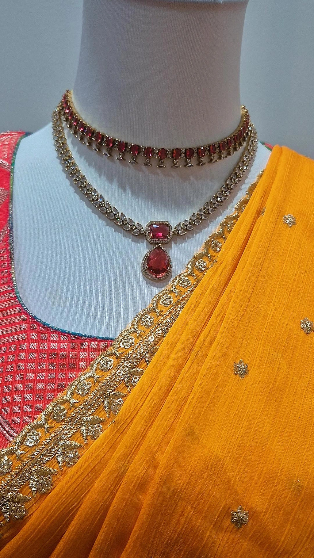 Semi Banarasi Pattu Lehenga with Stitched Blouse