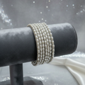 Silver Pearl Bangles - No Hangings